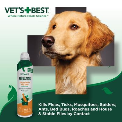 Show full view: Vet's Best Easy Spray Flea & Tick Prevention Natural Dog Spray, 14-fl oz bottle slide 8 of 11