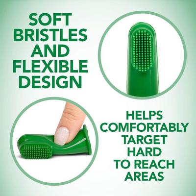 Show full view: Vet's Best Enzymatic Toothpaste, 3.5-oz bottle + Fingerbrush Dog Toothbrush, 10 count slide 8 of 10