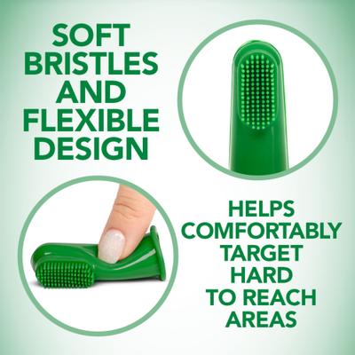 Show full view: Vet's Best Fingerbrush Dog Toothbrush, 10 count slide 3 of 8