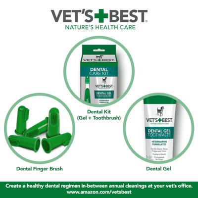 Show full view: Vet's Best Fingerbrush Dog Toothbrush, 10 count slide 7 of 8
