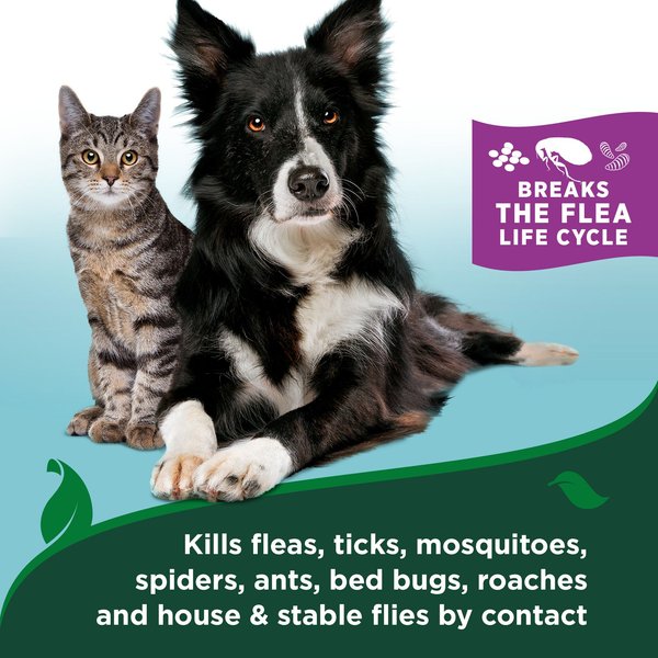 Vet's Best Flea & Tick Cat & Home Cotton Spice Scent Spray for Cats