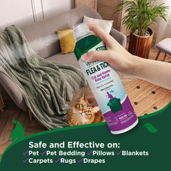 Vet's Best Flea & Tick Cat & Home Easy Spray Cotton Spice Scent Natural Spray for Cats, 14-fl oz spray can slide 2 of 6