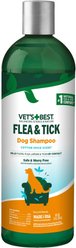 Vet's Best Flea & Tick Cotton Spice Scent Natural Dog Shampoo, 12-fl oz bottle