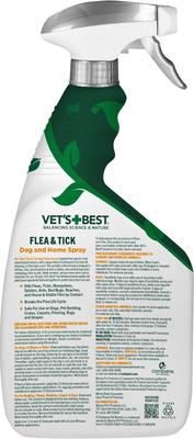 Show full view: Vet's Best Flea & Tick Cotton Spice Scented Natural Home Spray for Dogs, 64-fl oz bottle, case of 2 slide 2 of 8