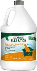 Vet's Best Flea & Tick Dog & Home Cotton Spice Scent Natural Refill Spray for Dogs, 96-fl oz bottle