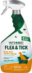 Vet's Best Flea & Tick Dog & Home Cotton Spice Scent Natural Spray for Dogs, 32-fl oz bottle