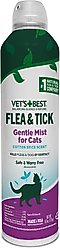 Vet's Best Flea & Tick Gentle Mist Cotton Spice Scent Natural Spray for Cats, 6.3-fl oz spray can
