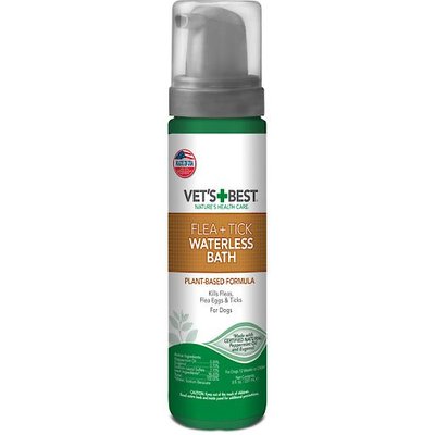 Vet's Best Vet's Best Flea & Tick Prevention Waterless Bath Natural Dog Shampoo, 8-fl oz bottle