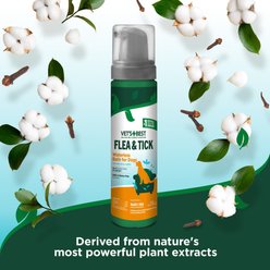 Vet's Best Flea & Tick Waterless Bath Cotton Spice Scent Natural Spot Treatment for Dogs, 8-fl oz bottle slide 2 of 6