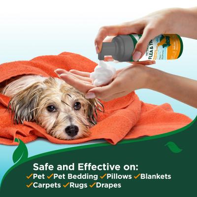 Show full view: Vet's Best Flea & Tick Waterless Bath Cotton Spice Scent Natural Spot Treatment for Dogs, 8-fl oz bottle slide 6 of 8