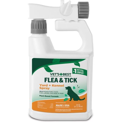Vet's Best Flea + Tick Yard & Kennel Spray for Dogs & Cats, Vet's Best, 32-oz