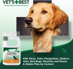 Vet's Best Flea + Tick Yard & Kennel Natural Spray for Dogs, 32-fl oz bottle slide 2 of 9