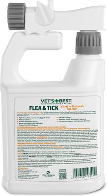 Show full view: Vet's Best Flea & Tick Yard & Kennel Spray for Dogs, 32-fl oz bottle slide 2 of 11