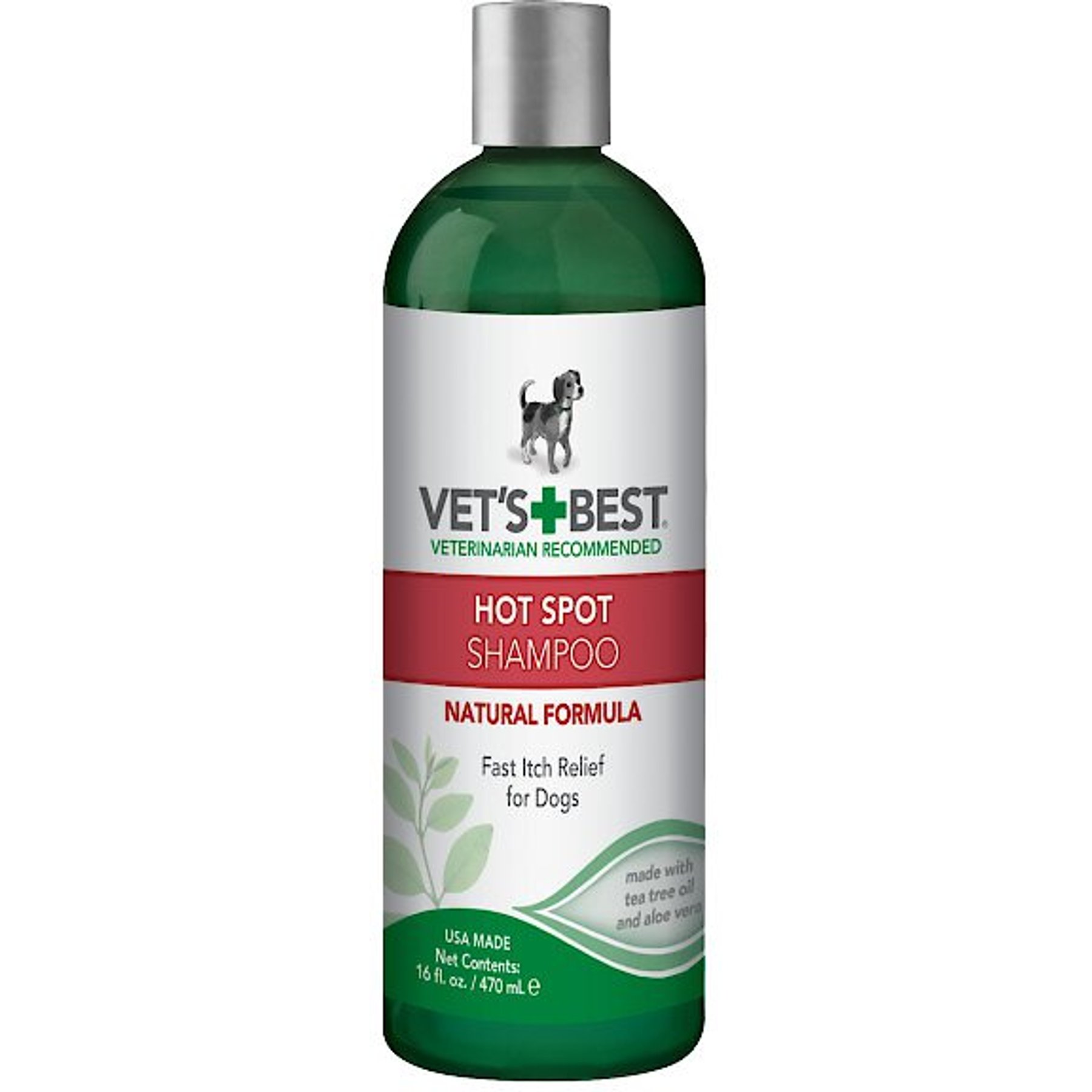 Vet's Best Hot Spot Shampoo for Dogs, 16-fl oz bottle