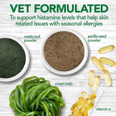 Show full view: Vet's Best Seasonal Allergy Soft Chews Dog Supplement, 30 count + Vet's Best Seasonal Allergy Relief Dog Supplement, 60 count slide 9 of 10