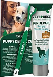 Vet's Best Toothbrush & Toothpaste Dental Kit, 3.5-oz tube, Puppy