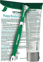 Vet's Best Toothbrush & Toothpaste Dental Kit, 3.5-oz tube, Puppy slide 2 of 9