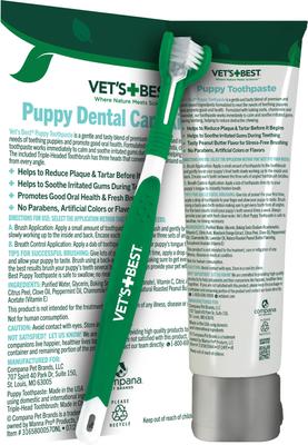 Show full view: Vet's Best Toothbrush & Toothpaste Dental Kit, 3.5-oz tube, Puppy slide 3 of 13