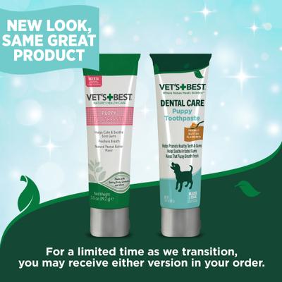 Show full view: Vet's Best Toothbrush & Toothpaste Dental Kit, 3.5-oz tube, Puppy slide 4 of 13