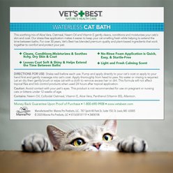 Vet's Best Waterless Cat Bath, 4-fl oz bottle slide 2 of 4