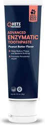 Vets Preferred Advanced Enzymatic Peanut Butter Flavor Dog Toothpaste, 3-oz bottle