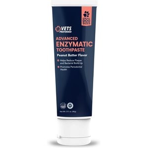 Vets Preferred Advanced Enzymatic Peanut Butter Flavor Dog Toothpaste, 3-oz bottle