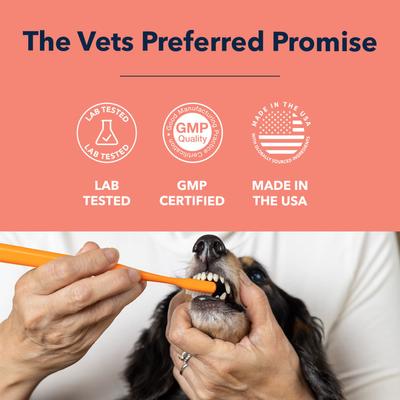 Show full view: Vets Preferred Advanced Enzymatic Peanut Butter Flavor Dog Toothpaste, 3-oz bottle slide 8 of 10