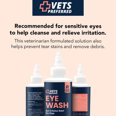 Show full view: Vets Preferred Advanced Eye Wash for Dogs, 4-fl oz bottle slide 2 of 8