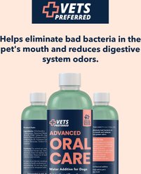 Vets Preferred Advanced Oral Care Dog Dental Water Additive, 16-fl oz bottle slide 2 of 8