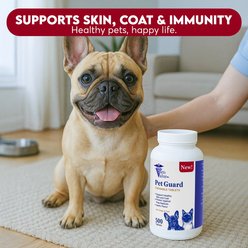 Vets Value Guard Brewer's Yeast & Garlic Flavored Chewable Tablets Skin & Coat Supplement for Dogs & Cats, 500 count slide 2 of 3
