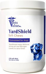 Vets Value Lawn Yellow Spot YardShield Flavored Soft Chew Urinary Supplement for Dogs, 120 count