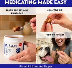 Vets Value RxEase Pill Paste Peanut Butter Flavor Medication for Dogs, 4.2-oz jar slide 2 of 3