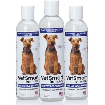 VetSmart Formulas VetSmart Formulas Protect Dog Shampoo, 8-oz bottle, 3 count