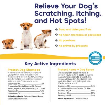 Show full view: VetSmart Formulas Protect Dog Shampoo & Home + Dog Spray, 8-oz bottle, 2 count slide 5 of 9