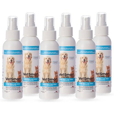 VetSmart Formulas VetSmart Formulas Total Oral Care Dog & Cat Dental Spray, 4-oz bottle, 6 count