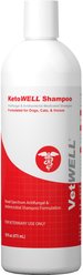VetWELL KetoWell Antiseptic Dog, Cat & Horse Shampoo, 16-fl oz bottle
