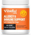 Vibeful Allergy & Immune Support Peanut Butter Flavored Soft Chews Allergy & Immune Supplement for Dogs...