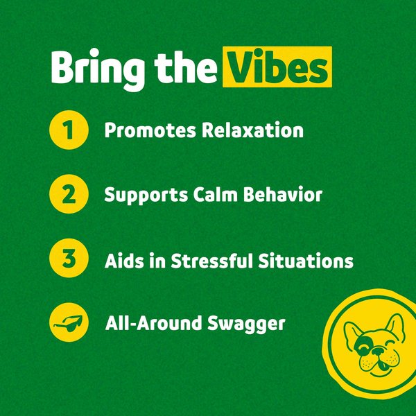 Show full view: Vibeful Calming Hemp Chicken Flavored Soft Chews Calming Supplement for Dogs, 90 Count slide 4 of 9