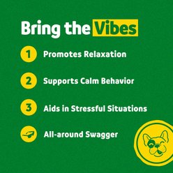 Vibeful Calming Melatonin Peanut Butter Flavored Soft Chews Calming Supplement for Dogs, 90-Count slide 2 of 8