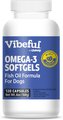 Vibeful Omega-3 Fish Oil Formula Softgels Skin & Coat Supplement for Dogs, 120 count