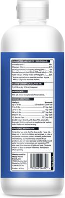 Show full view: Vibeful Omega-3 Fish Oil Liquid Skin & Coat Supplement for Dogs, 16-oz slide 3 of 10