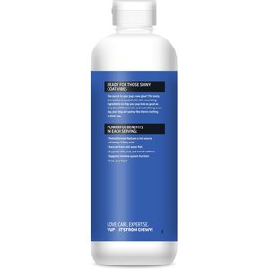 Vibeful Omega-3 Fish Oil Liquid Skin & Coat Supplement for Dogs, 16-fl oz