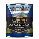 VICTOR Grain-Free Beef & Vegetables Stew Cuts Wet Dog Food or Topper, 13.2-oz, case of 12