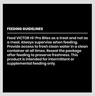 Show full view: VICTOR Hi-Pro Bites Tender Beef Recipe High Protein Training Dog Treats, 14-oz bag slide 8 of 10