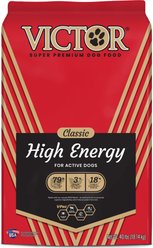 VICTOR Gluten-Free Beef & Chicken Meal High Energy Active Sporting Dry Dog Food, 80-lb bundle