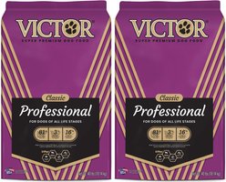 VICTOR Gluten-Free Professional Active High Protein Sporting Dry Dog Food, 40-lb bag, bundle of 2