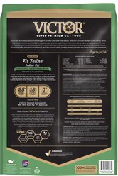 VICTOR Grain-Free Fit Feline Indoor Chicken & Duck Meal Healthy Weight Dry Cat Food, 15-lb bag slide 2 of 7