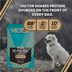 VICTOR Hi-Pro Plus 30/20 Active Sporting High Protein Gluten-Free Dry Dog Food, 40-lb bag