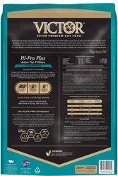 VICTOR Hi-Pro Plus Active Cat & Kitten Ocean Fish Recipe High Protein Dry Cat Food, 15-lb bag slide 2 of 7