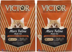 VICTOR Mers Feline Chicken & Beef Meal Recipe Dry Cat Food, 30-lb bundle 